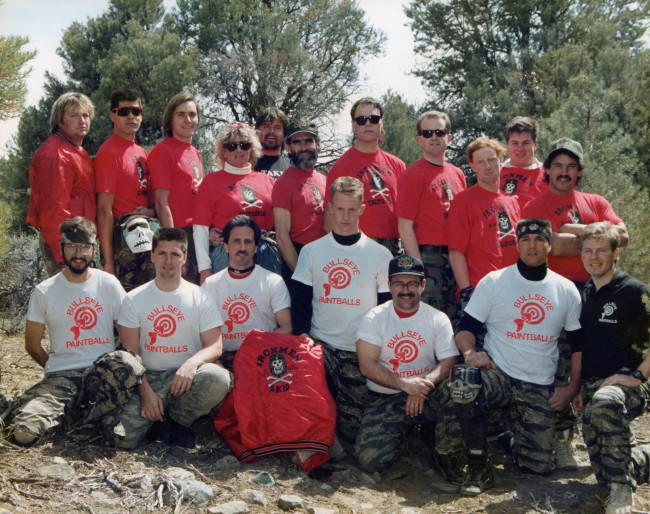 Ironmen team c. 1991, photo courtesy Rick Cendejas.