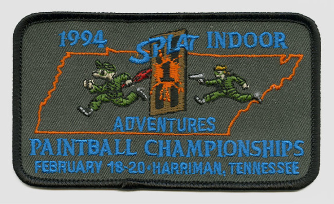Splat 1 Adventures Indoor Championships 1994 Patch 