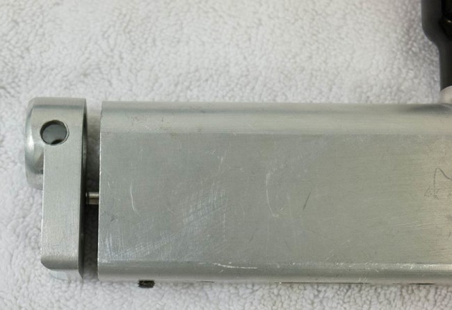 Back right end of CCM raw round top body.