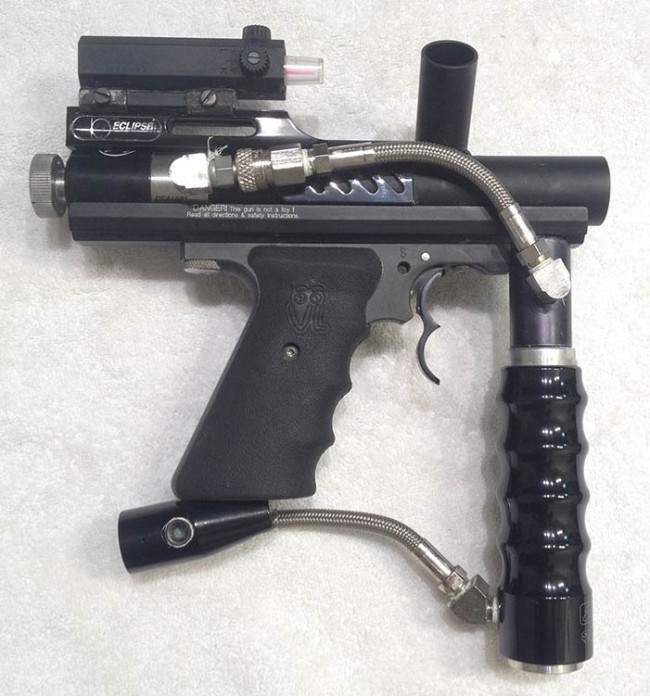 Black Teflon right powerfeed automag - right side