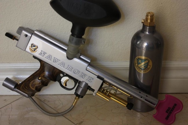 Joe's Navarone 17 beside tank, and with usi hopper.