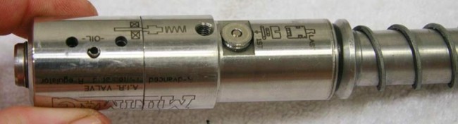 Bottom view of the minimag lvl 10 valve.