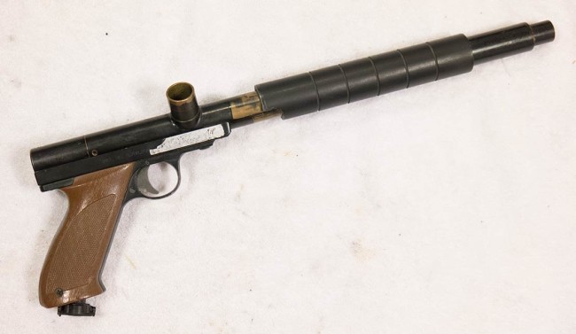 Right side photo of the Breech Drop Tag Body kit with PVC pump handle.