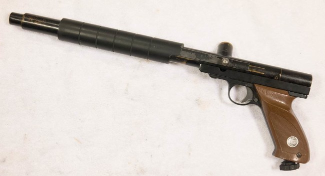 Left side photo of the Breech Drop Tag Body kit with PVC pump handle.