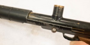 The feed and pump handle on the Breech Drop Nelson body kit.