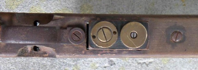 Fill and Bleed port on the 1200 Rifle. Fill cap open.