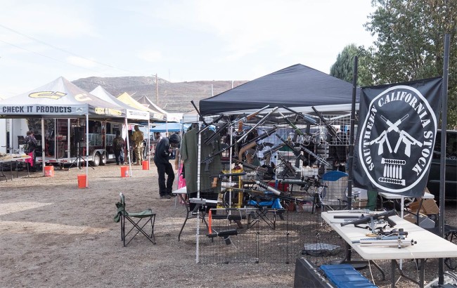 The Vendor Booths at Linh's Charity Big Game.