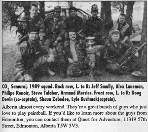 The CO2 Samurai, scanned from the February 1991 issue of APG.