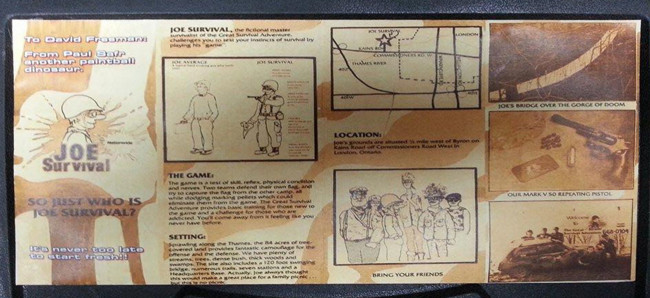 Joe Survival Brochure