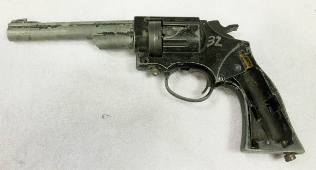 Left side pistol of the Mark V pistol.