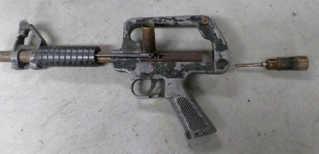 Pursuit Supplies International M-16 Stinger with valve body removed.