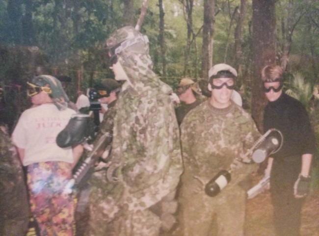 Ironmen next to Rage ref on the left at World Cup 1994.