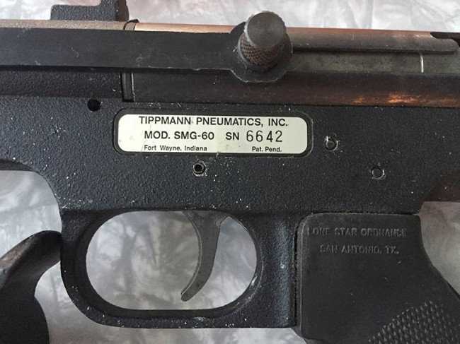 Close up of side plate on converted 68 Special.  