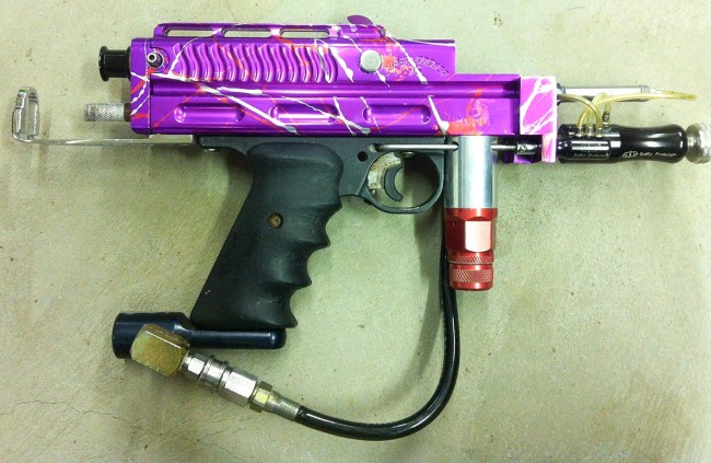 Super Cocker with prototype Air America vertical asa regulator.