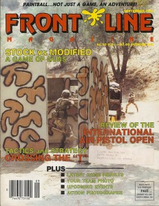 Buzick on the cover of the 1987 issue of Front Line.