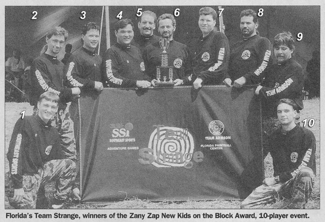 Team Strange group photo numbered