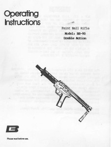Front cover of the BE-90 manual.