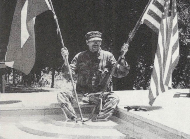 Steve Buzick at the Southern Comfort Swimming pool.