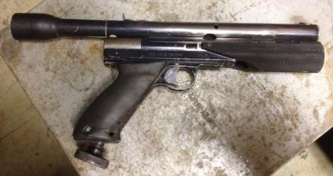 The early stage of Jack's nelspot 007 build with OMMS pump handle.