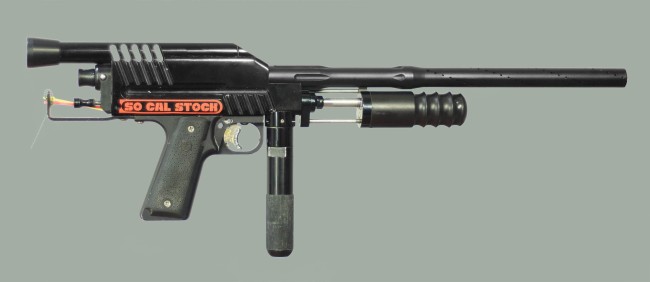 Right side of the Paintball Max 2k Sniper