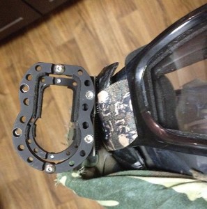 Side view of the contour-less cage.