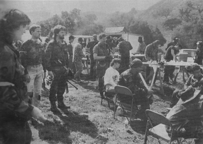 Scanned from the Fall 1987 issue of APG showing the group at Tactics.