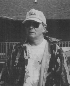 Bob Gurnsey, Paintball's creator, as pictured in Randy Kamiya's September 1992 APG interview article. Photo likely by Randy Kamiya.