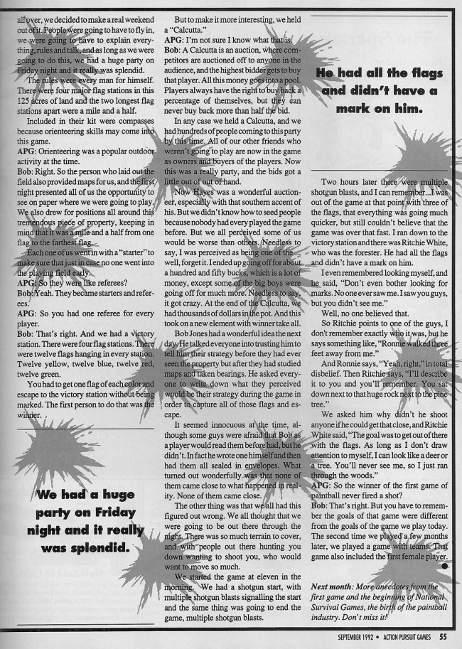 Randy Kamiya's APG Interview with Bob Gurnsey. Page 4 of 4