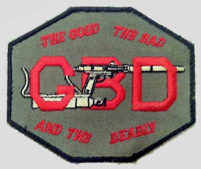 The Good, the Bad and the Deadly team patch.