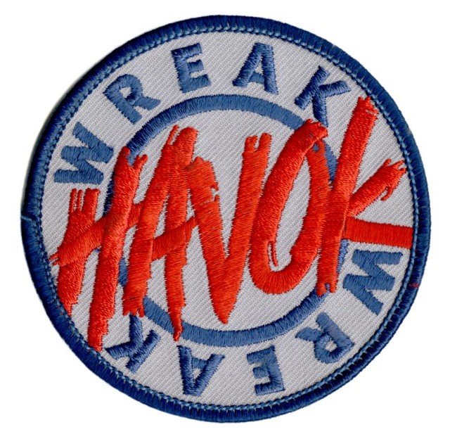 Wreck Havok patch that Joe Comstock designed for Team Havok.