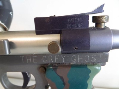 The Sight rail riser which was likely stock from Colin Thompson on this particular Ghost.