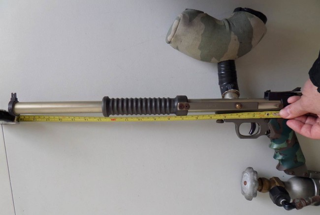 The barrel measured on this early Lapco Ghost.