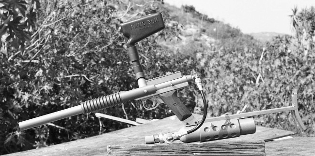 A mid 1989 Lapco Ghost with a WGP transitional frame, milled from aluminum that could be anodized.