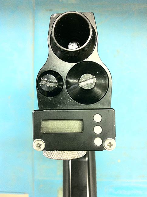 LCD screen view of the Cyber 9k.