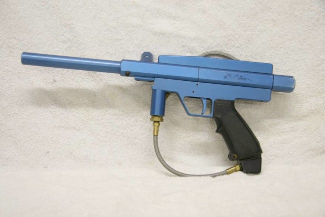 Blue Falcon, left side.