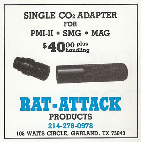 Ad for the Rat Attack Changer from the July 1987 issue of Front Line Magazine.