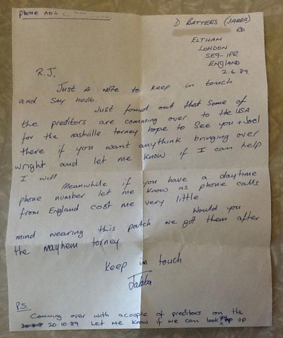 Jabba's letter to RJ