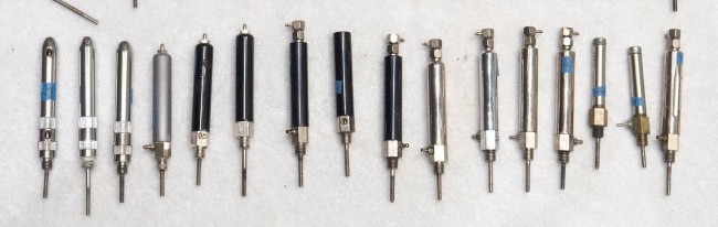 Bottom layer of mostly aluminum WGP rams.