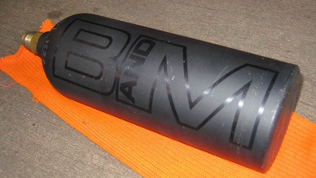 B&M Losing Suck - Anodized Co2 tank. Photo courtesy of Edward Leu.