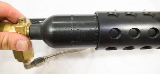 Date on Carter Comp Gun's early thermo tank.