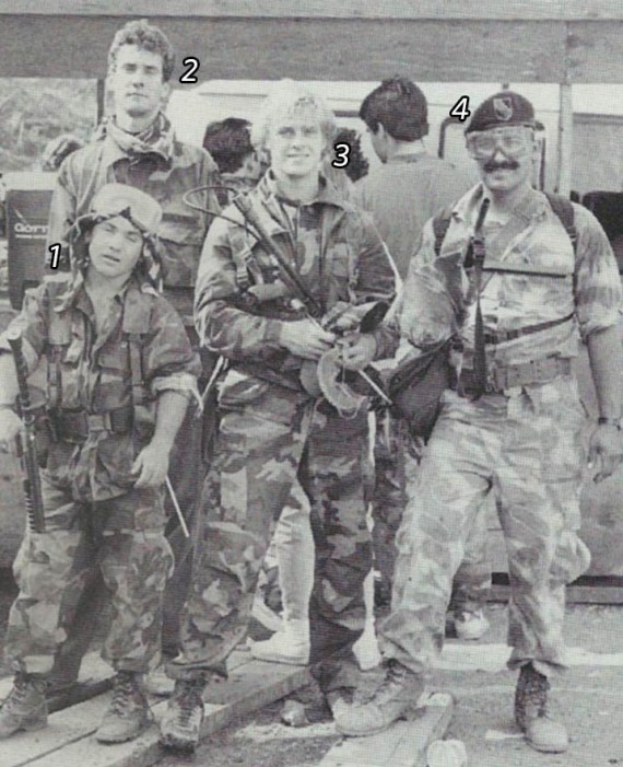 Numbered Little Rascal's team photo from the January 1988 Front Line Magazines.