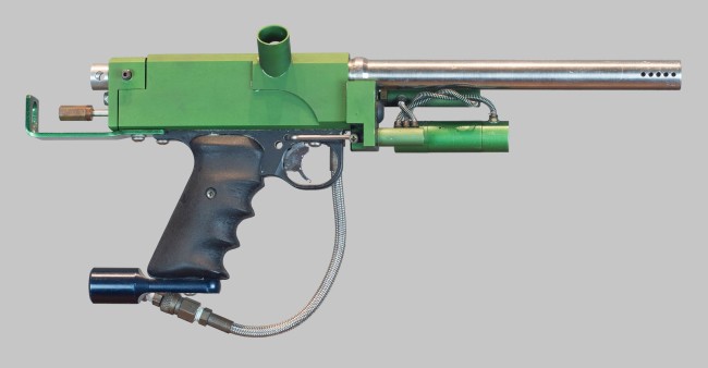 Right side of Doom Trooper's RKB "Green Machine." Circa 1992-94.