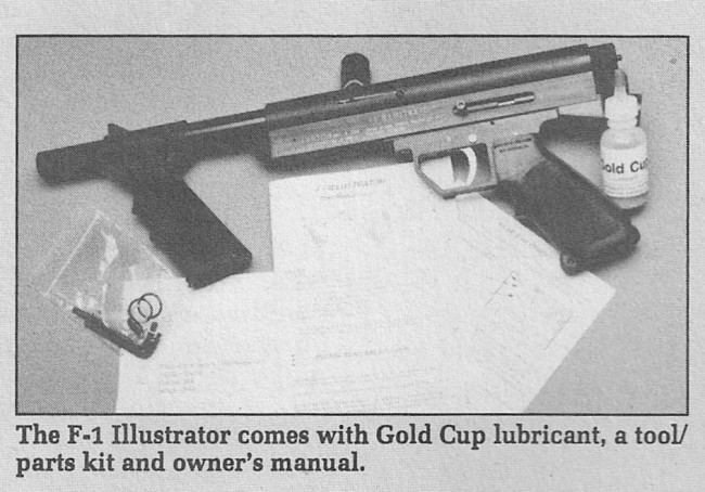 The F-1 Illustrator crop from the July 1992 issue of Paintball Magazine