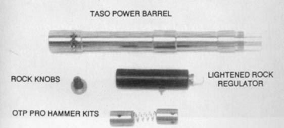 After market Autococker accessories. Scanned from the January 1995 Issue of Paintball Sports International.