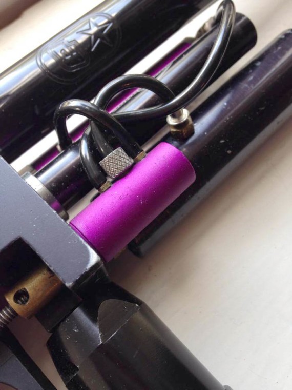 Side view of RKB 3way on Keith's Minicocker.