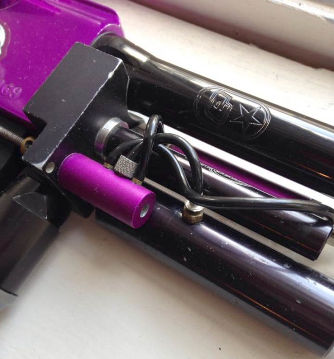 Front view of Keith Roll's RKB switch on his Minicocker front block.