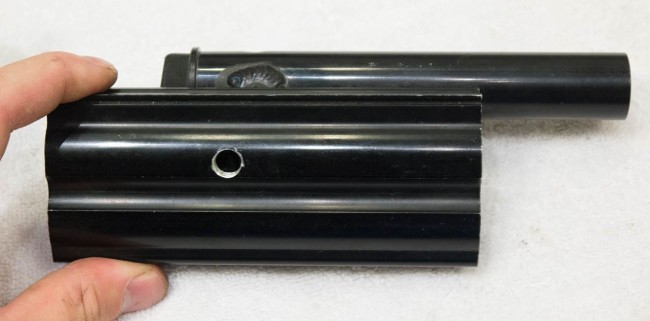 Left side view of Fernando Castillo's Stock Class Sterling body.