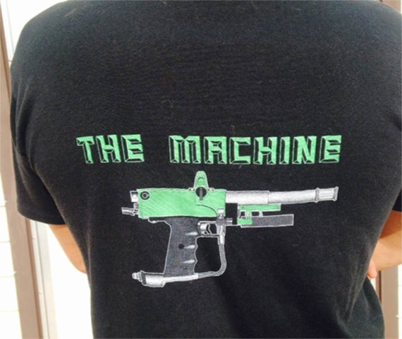 Back of the Machine T shirt.