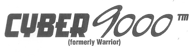 The printed logo for the Cyber 9000, scanned from the 1997 NPPL World Cup Program.