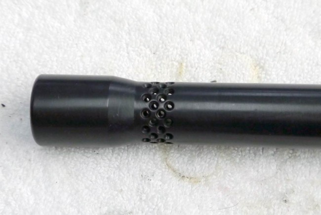 End of the AutoSpirit barrel on the Lapco Auto Spirit semi automatic.